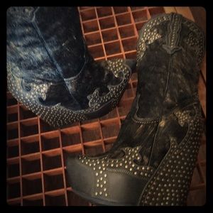 Giddy Stud Boots by Jeffrey Campbell